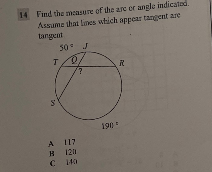 Arc measure find