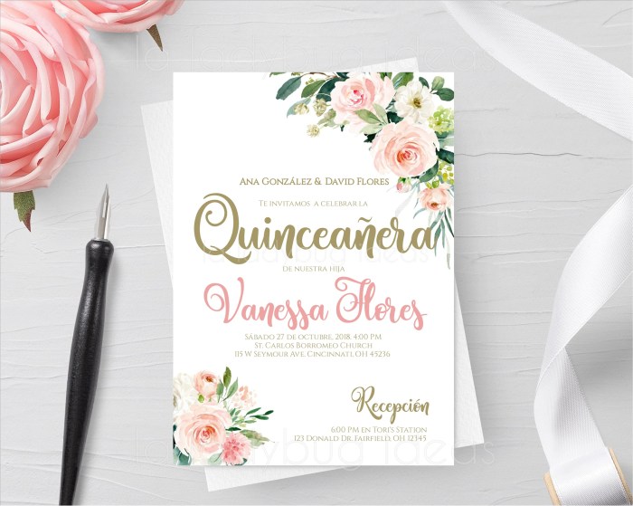 What are the roles in a quinceanera